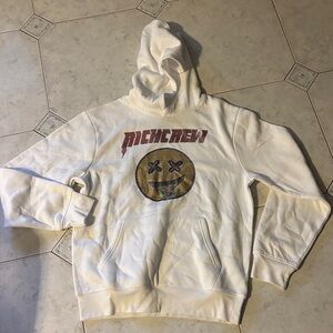 White Graphic Hoodie for Men